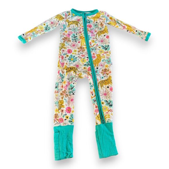 Birdie Bean Ivy Bamboo Convertible Romper 6-12 Months - Picture 1 of 3